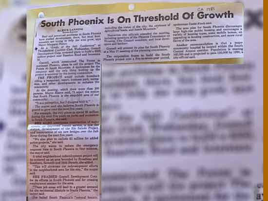 <p>In the 1970s, the Maricopa Community College District was booming. As the Phoenix metro area expanded, so too did the local demand for access to higher education. The District had a relatively simple strategy when it came to expansion. Sites for new campuses were selected based on community need and population and could not be within a 5-mile radius of existing campuses.</p>  <p>South Phoenix was an interesting case. The boundaries were relatively unclear, getting in and out of the area was nearly imposs